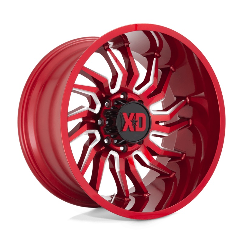 XD Wheels XD858 Tension 22″ 6×135 Candy Red Milled