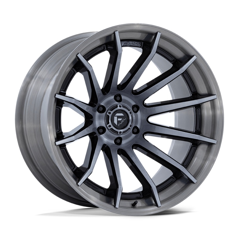 Fuel Wheels FC403 Burn 20″ 6×139.7 Gloss Black With Brushed Gray Tint Face & Lip