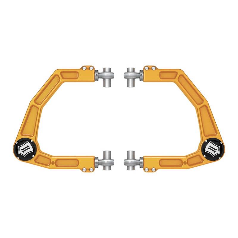 ICON 2024 Toyota Tacoma Billet Upper Control Arm w/ Delta Joint Pro – Gold Anodized