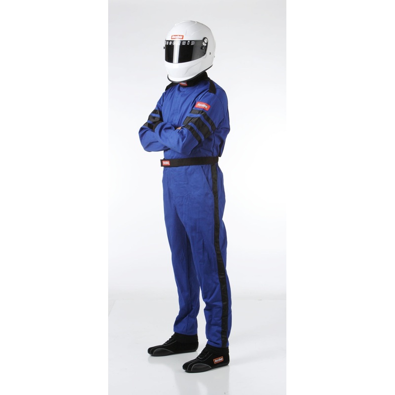 RaceQuip Blue SFI-1 1-L Suit – Large