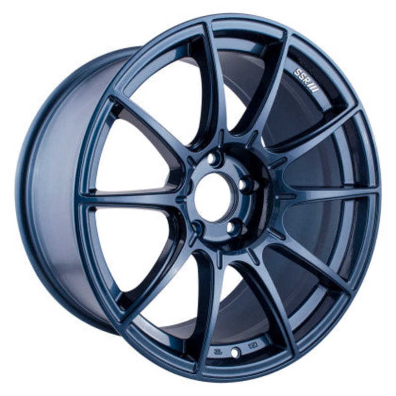 SSR GTX01 18×9.5 5×114.3 +40 Blue Gunmetal Wheel – Universal