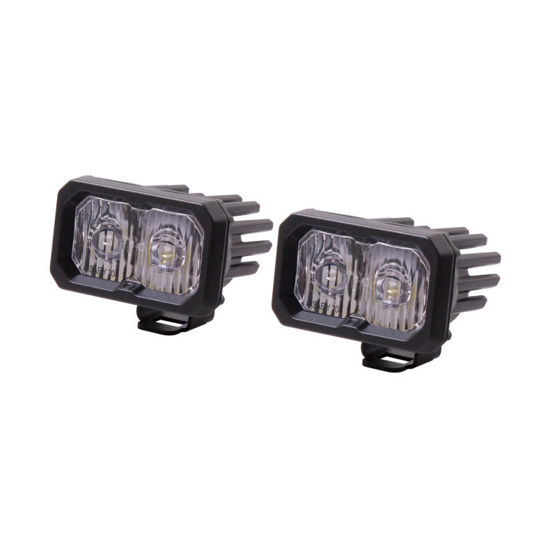 Diode Dynamics Stage Series 2 In LED Pod Sport – White Driving Standard ABL (Pair)