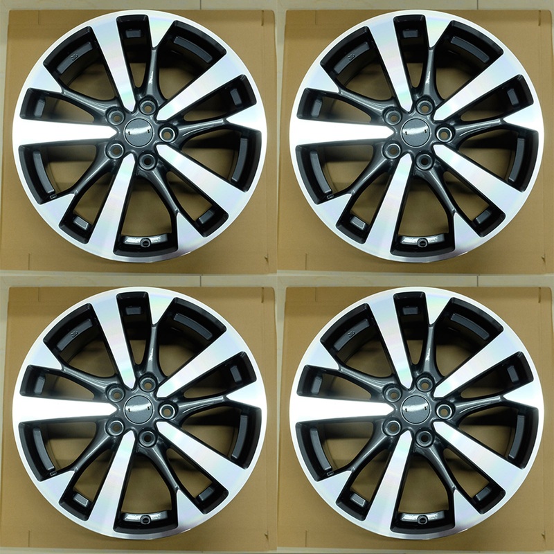 For Nissan Altima OEM Design Wheel 18″ 18X7.5 2016 2017 Machined Grey Set of 4 Replacement Rim