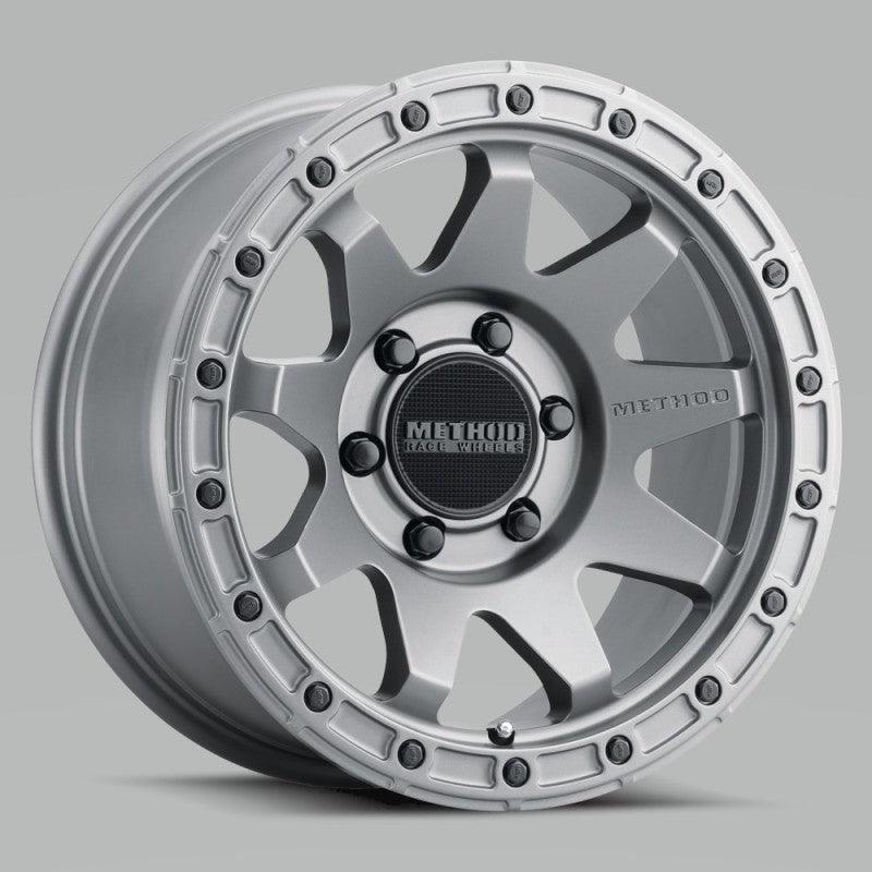 Method MR317 17×8.5 0mm Offset 6×135 87mm CB Matte Titanium Wheel
