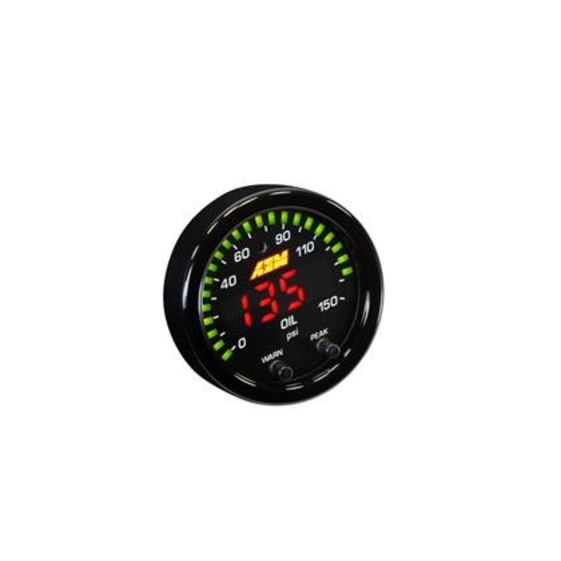 AEM X-Series 0-150 Oil Pressure Gauge Kit
