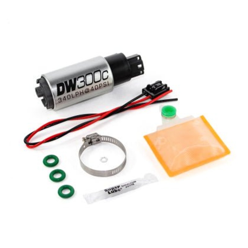 DeatschWerks 340lph DW300C Compact Fuel Pump w/ Ford Focus MK1 Set Up Kit