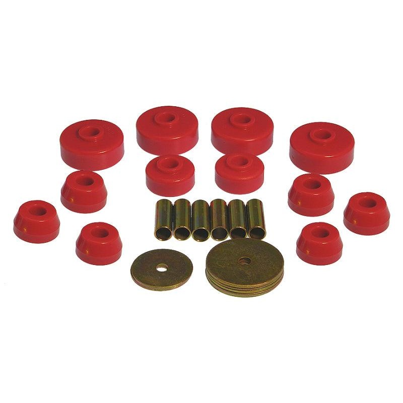 Prothane 79-88 Toyota Truck 4wd Body Mount Kit – Red