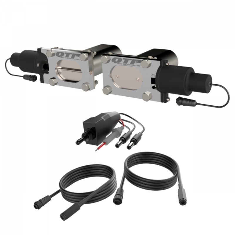 Quick Time Performance Dual Low Profile Oval QTP Electric Cutouts