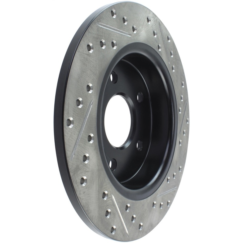 StopTech 12-15 Ford Focus w/ Rear Disc Brakes Rear Right Slotted & Drilled Rotor
