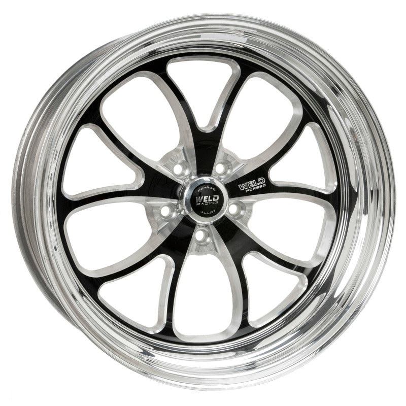Weld S76 20×10.5 / 5×4.5 BP / 3.9in. BS Black Wheel (Medium Pad) – Non-Beadlock