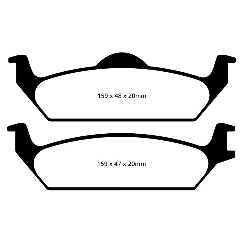EBC 03-04 Dodge Dakota 2WD 3.9 Yellowstuff Rear Brake Pads
