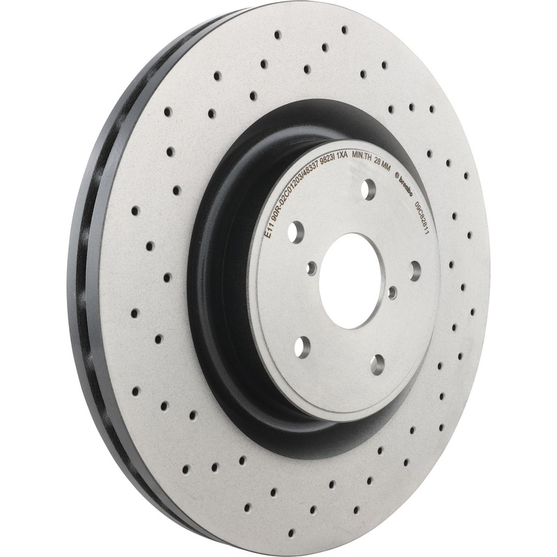 PRIME UV Coated Front Disc Brake Rotor – 09.C828.11