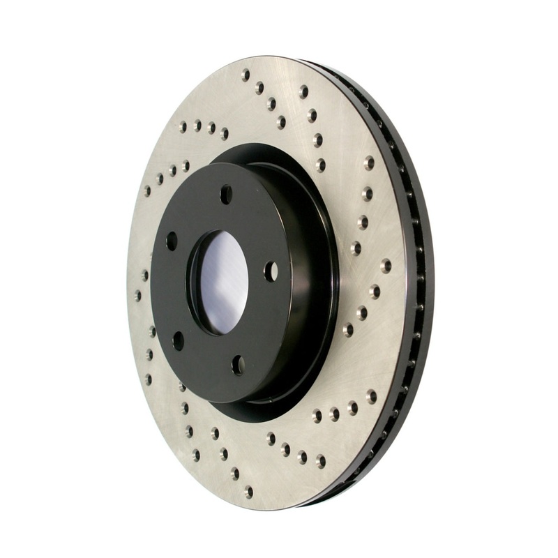 StopTech Sport Cross Drilled Brake Rotor – Front Right