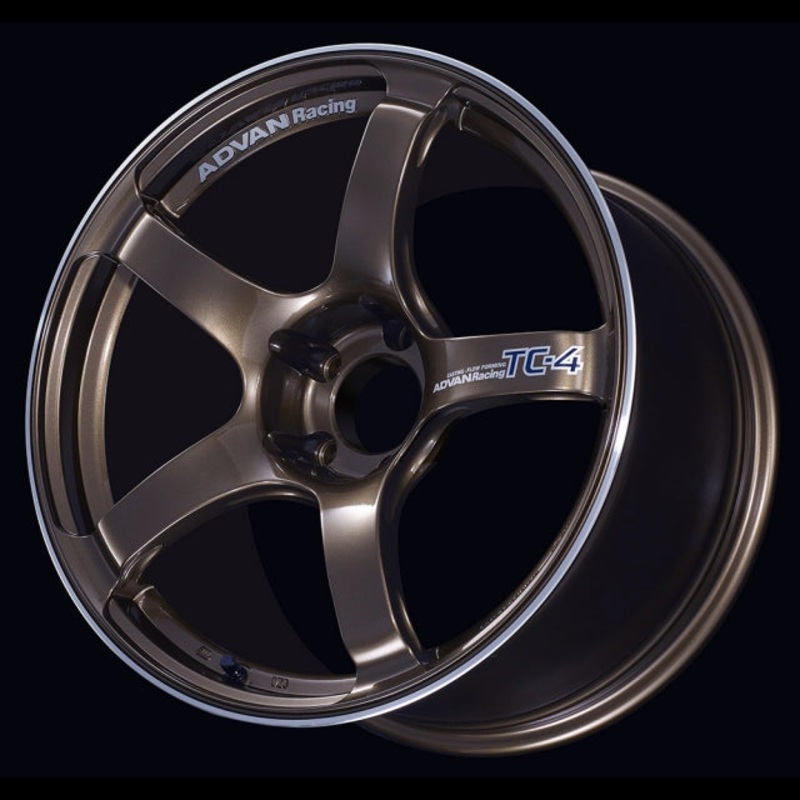 Advan TC-4 Wheel – 17×9.0 +35 | 5×114.3 | Umber Bronze Metallic & Ring