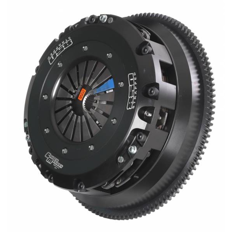 Clutchmasters 850 Strapped Series Audi S5 2008-2012 8 4.2L B8 Twin Disc. Strapped . 8.50 in. (Race). Steel flywheel included