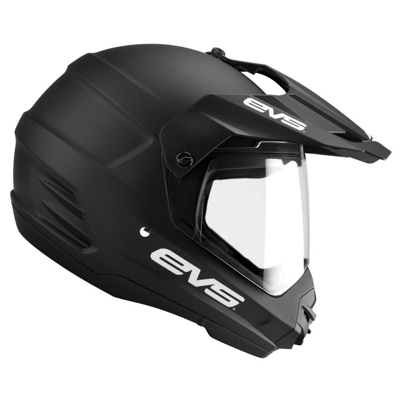 EVS Dual Sport Helmet Venture Solid Matte Black – Medium