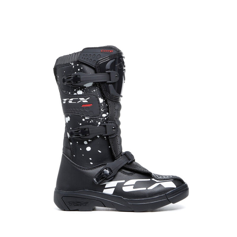 TCX Comp-Kid Boot Black/Black/White Size – 34