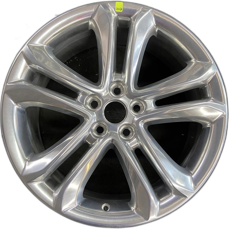 18″ EDGE 15-18 18×8 aluminum TPMS 10 spoke 5 split spoke polished Original OEM Wheel Rim