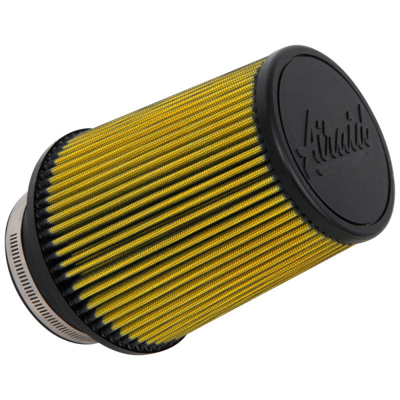 Airaid Universal Air Filter – Cone 4in Flange x 6in Base x 4-5/8in Top x 7in Height – Synthaflow