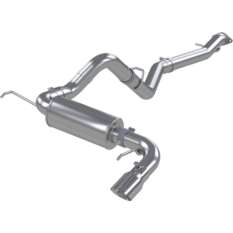 MBRP 3-Inch Armor Lite Street Profile Single Rear Exit Cat-Back Exhaust with Stainless Steel Tip | 2021 – 2022 Ford Bronco (S5235AL)