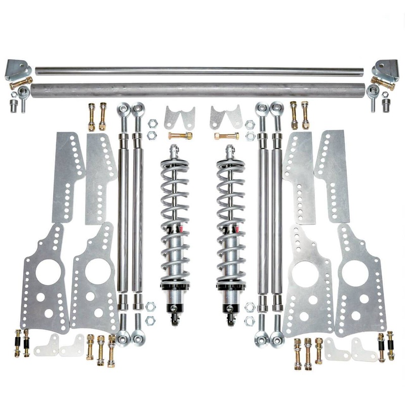 QA1 R170-150 HD Pro Rear Drag 4-Link System Single Adjust 150lb Springs
