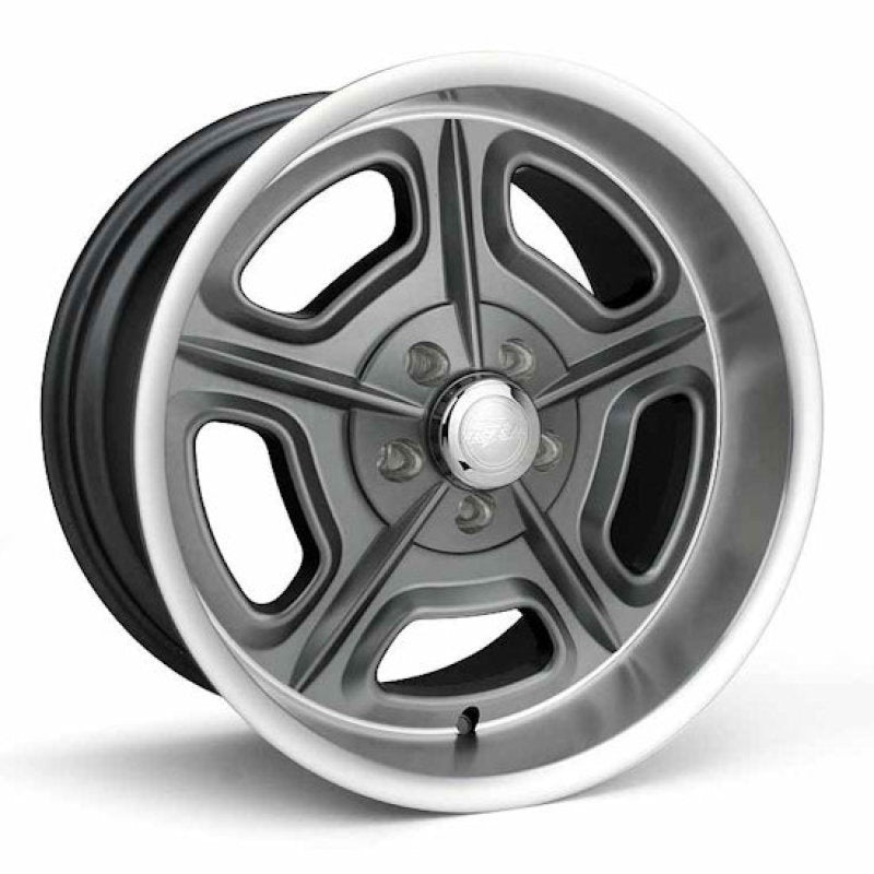 Race Star 32 Mirage 15×8 5×4.75bc 4.50bs Metallic Gray w/ Machined Lip