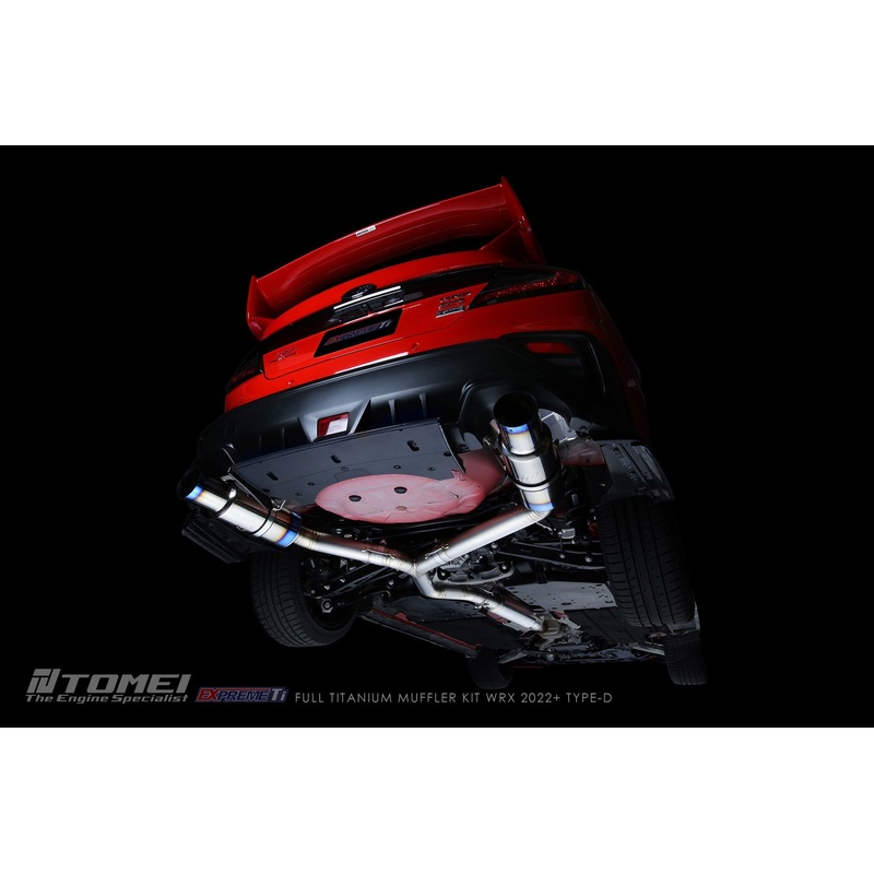 TOMEI FULL TITANIUM MUFFLER EXPREME Ti WRX 2022+ TYPE-D