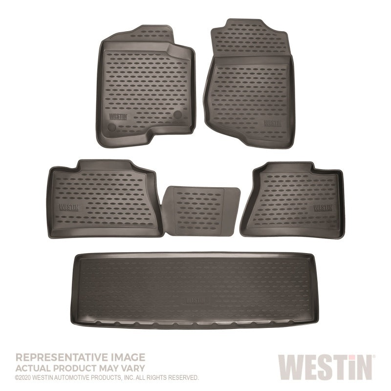 Westin Front Profile Liners 2nd and 3rd Row Set Black Honda Odyssey 2018-2020 | 74-15-51031