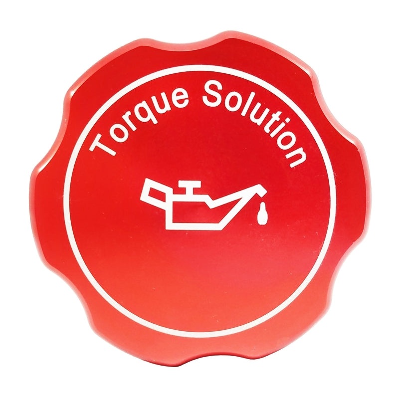 Torque Solution Billet Oil Cap 89+ Subaru – Red