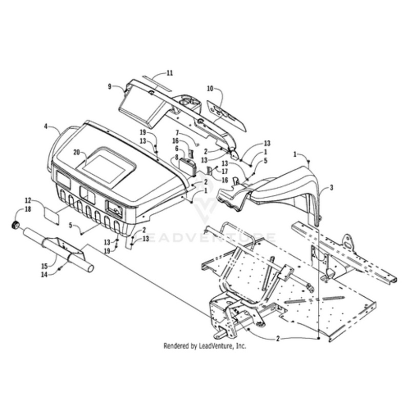 Headlight Lens by Arctic Cat