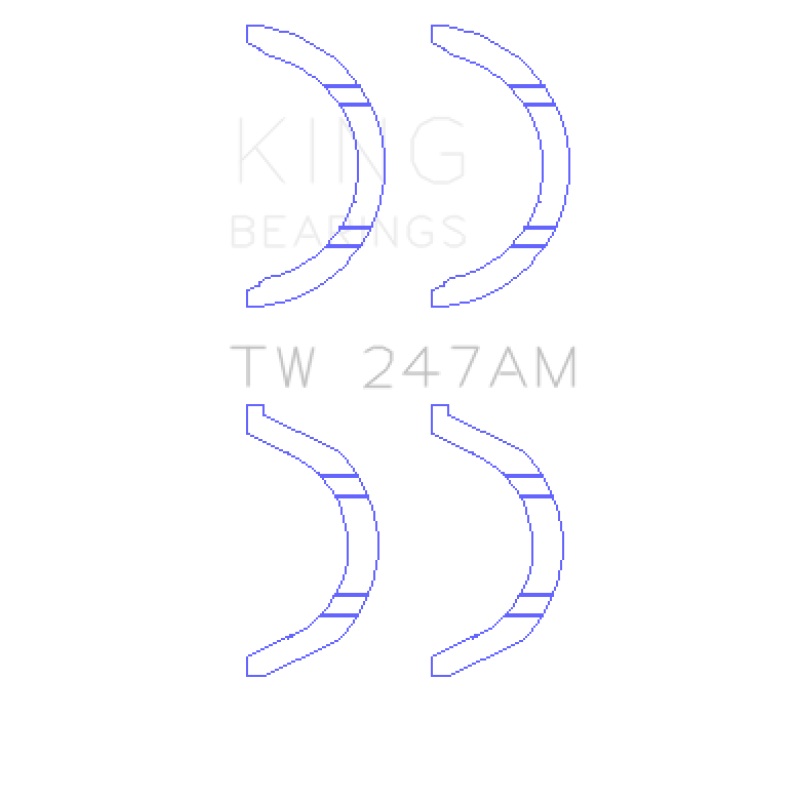 King Mitsubishi 6G71/6G72/6G72T/6G73 V6/Hyundai G6AV V6 Thrust Washer Set