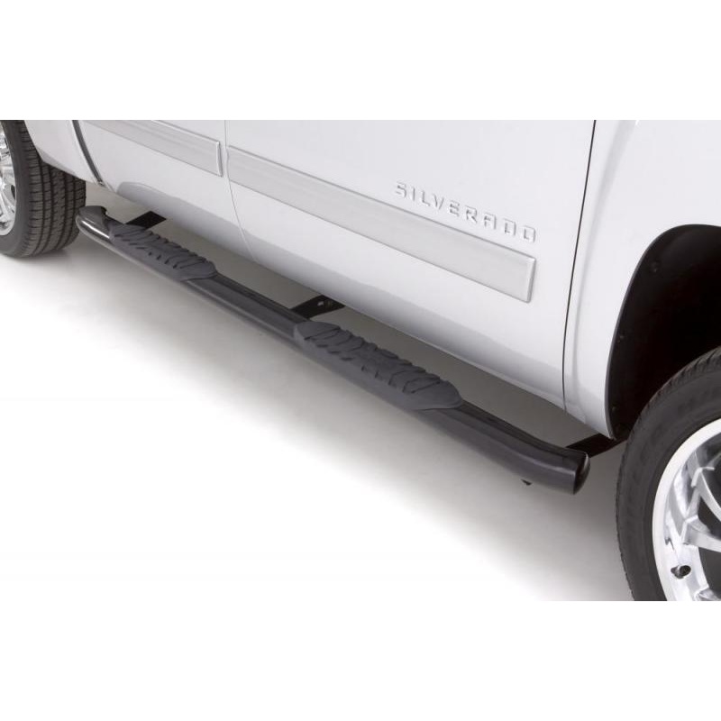 Lund 10-17 Dodge Ram 2500 Mega Cab 5in. Oval Curved Steel Nerf Bars – Black