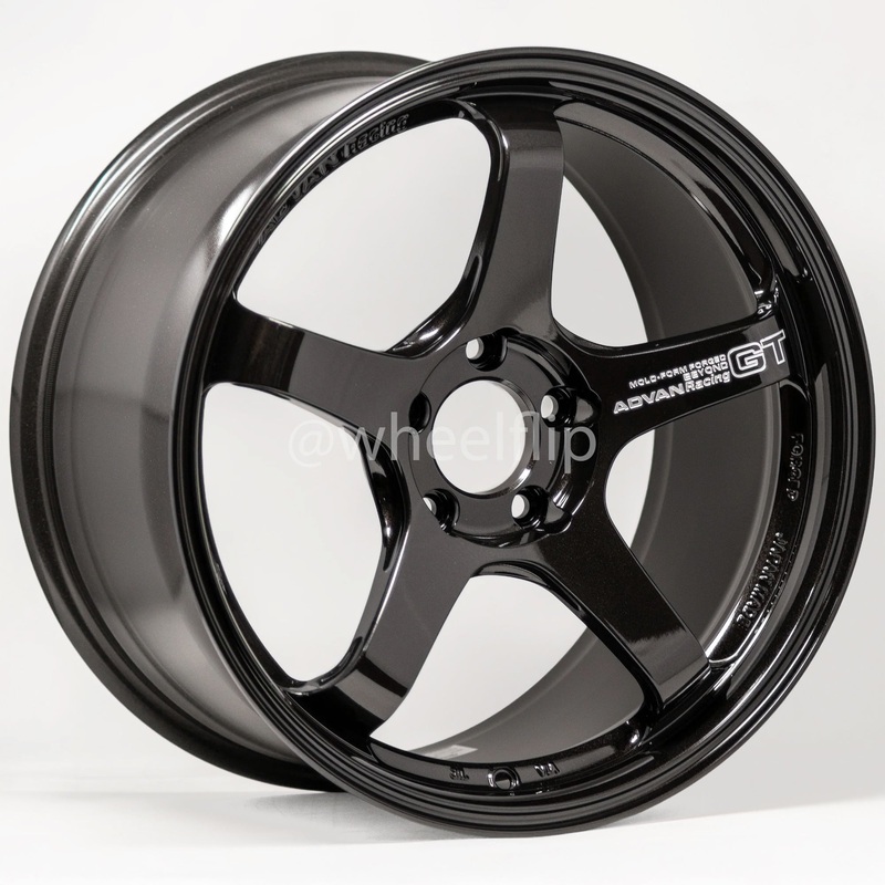 Advan GT Beyond 18×9.5 +38 5×114.3 Titanium Black (SET)