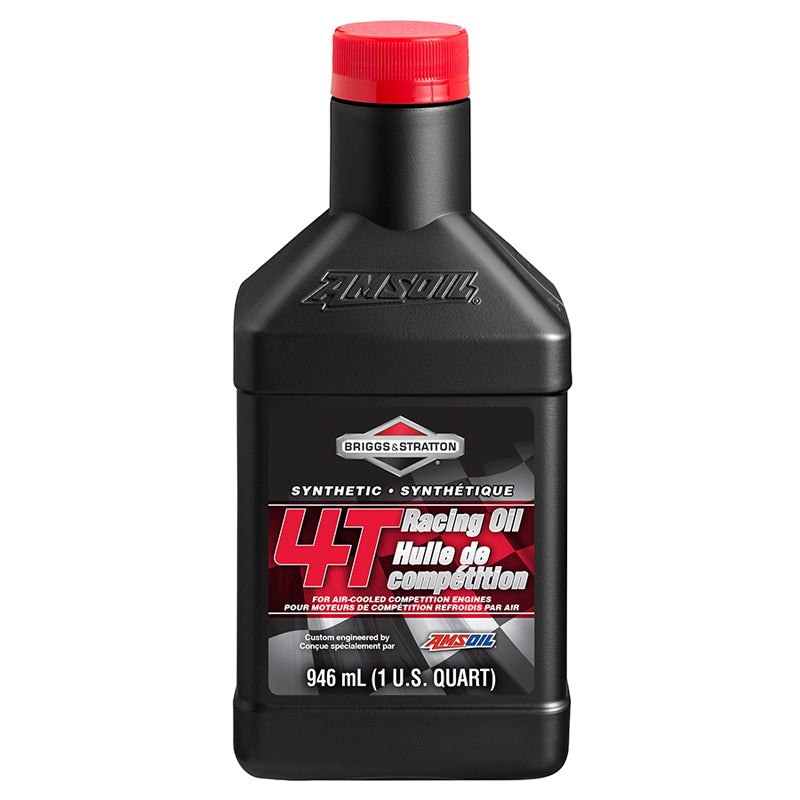 Amsoil Briggs & Stratton Synthetic 4T Racing Oil, 12 Quart Case