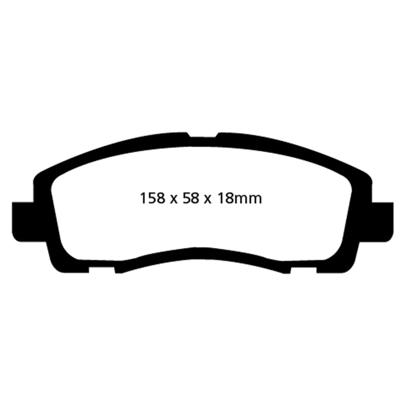 EBC 09-14 Acura TL 3.5 Yellowstuff Front Brake Pads
