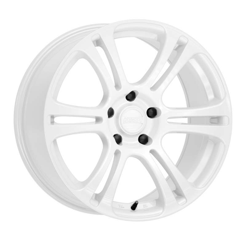 Kansei K16W Neo 18x9in / 5×120 BP / 22mm Offset / 72.56mm Bore – Gloss White Wheel