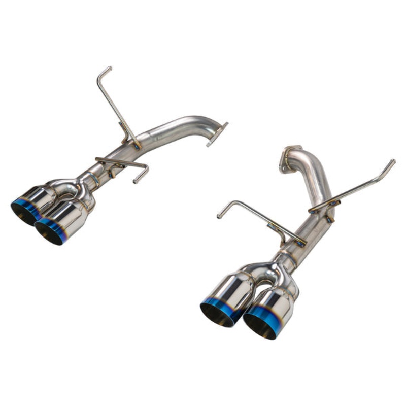 Remark [22-25 WRX] 3.5in Axleback Exhaust w/ Burnt Stainless Single Wall Tip | RO-TTVB-S