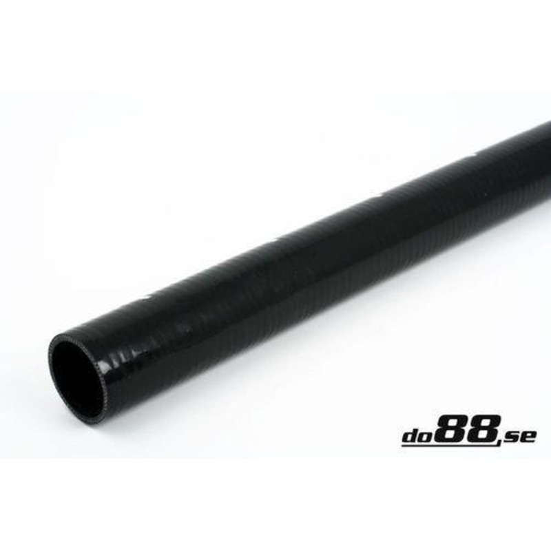 Silicone Hose Black straight length 2” (51mm)