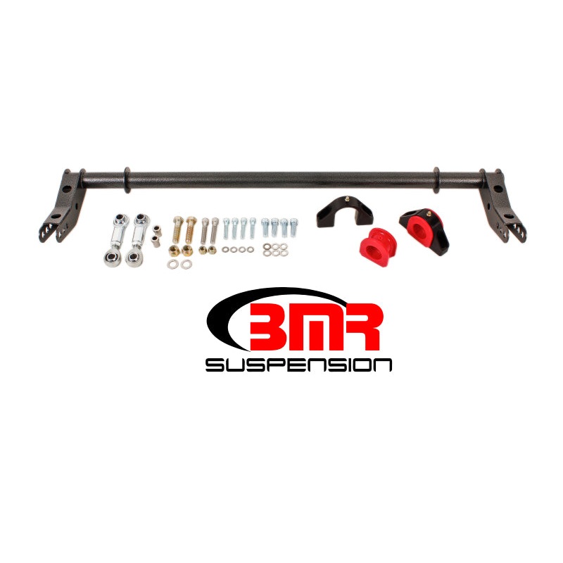 BMR 10-15 5th Gen Camaro Rear Hollow 1.375in Xtreme Anti-Roll Kit – Black Hammertone