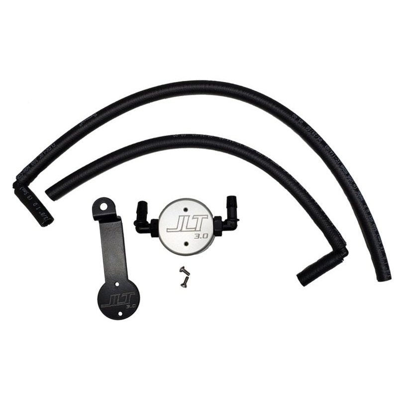 JLT 05-20 Toyota 4Runner 4.0L Driver Side Oil Separator 3.0 – Clear Anodized