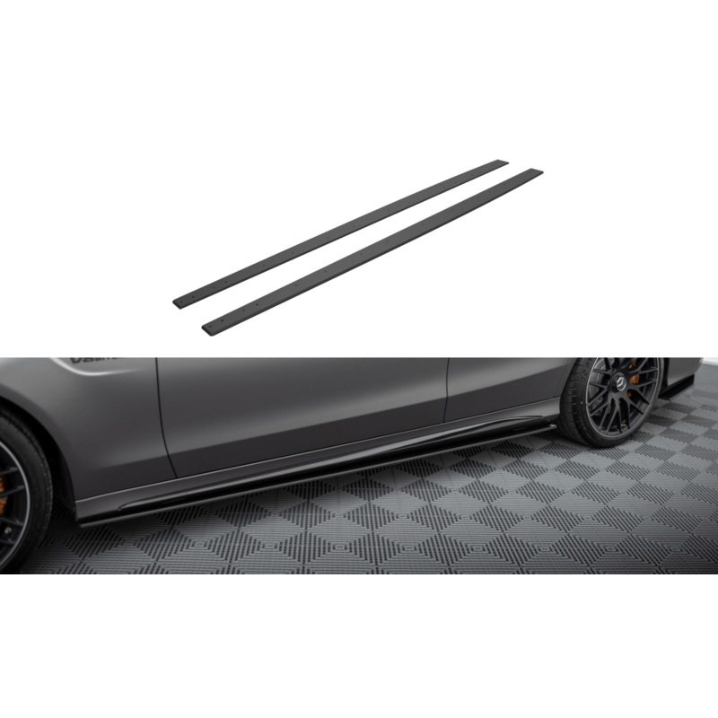 Maxton Design Street Pro Side Skirts Diffusers – Mercedes-AMG C63 Sedan / Estate W205 Facelift