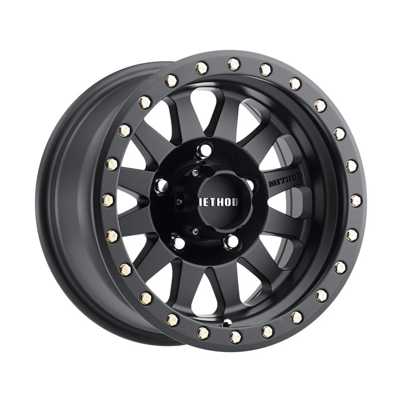Method MR304 Double Standard 15×10 -50mm Offset 5×4.5 83mm CB Matte Black Wheel