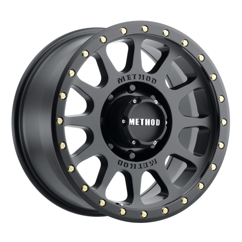 Method MR305 NV 17×8.5 0mm Offset 8×170 130.81mm CB Matte Black Wheel