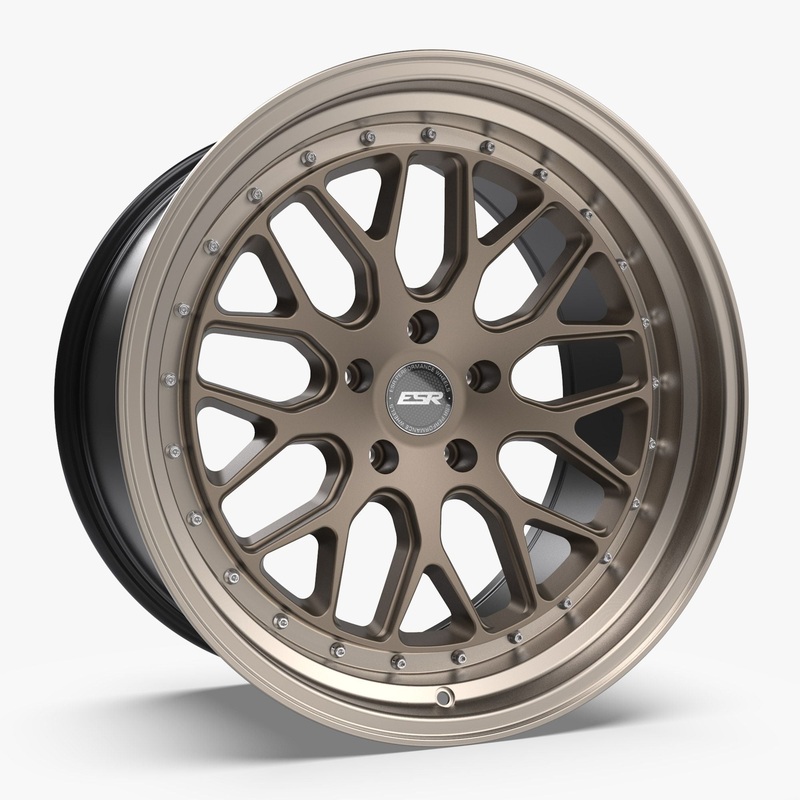 ESR CS1 18×9.5 5×114.3 +22 Matte Bronze Wheel – Universal