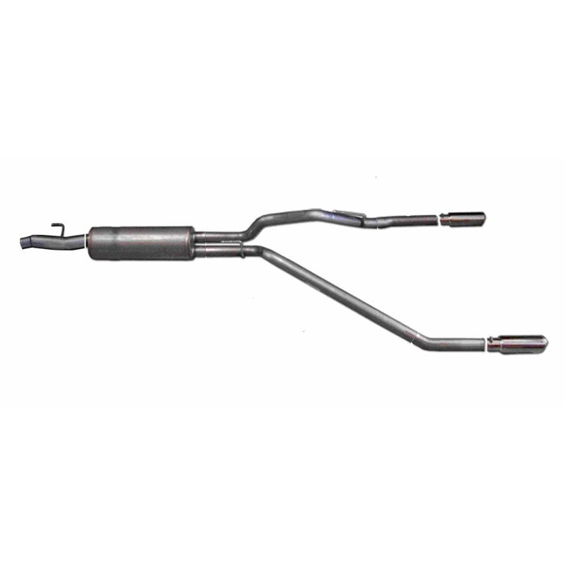 Gibson 11-13 Ford F-150 King Ranch 5.0L 3in/2.5in Cat-Back Dual Split Exhaust – Stainless