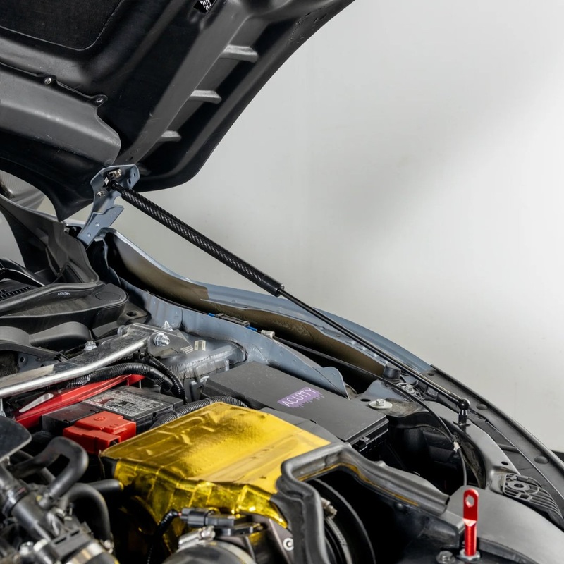 OLM Carbon-wrapped Hood Strut Kit | 16-21 Civic