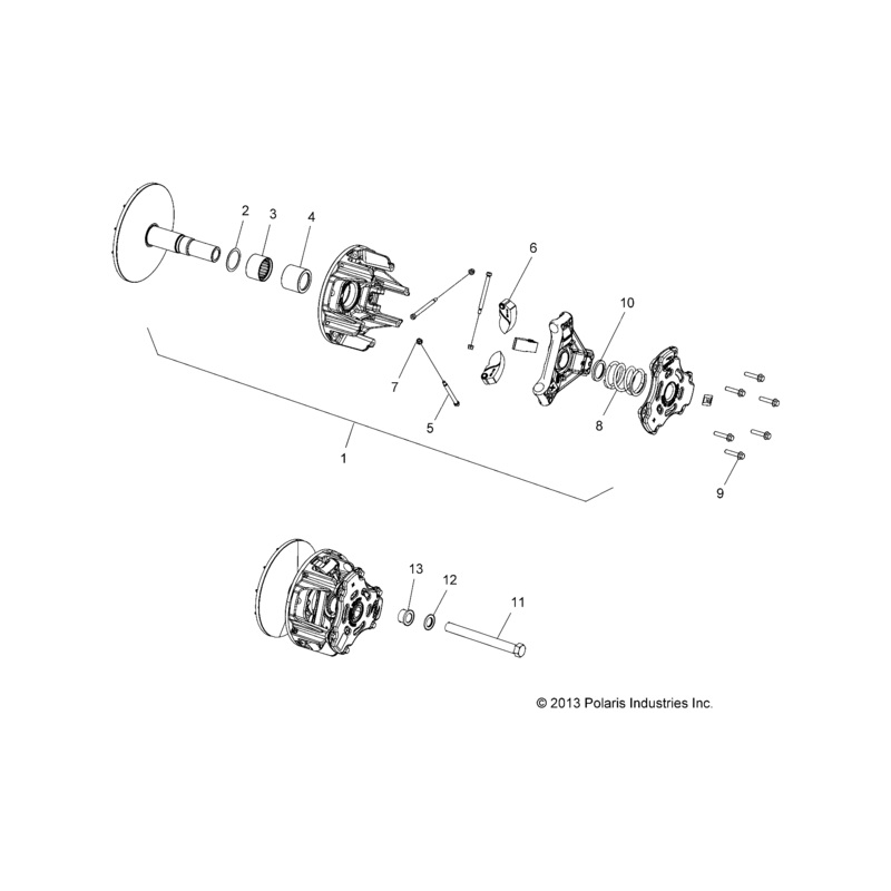 Spring-Clutch,75-105 by Polaris