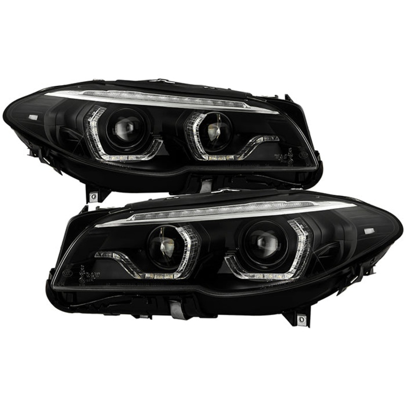 2011-2013 BMW F10 5 Series Xenon/HID Model Only ( Not Compatible With Factory Halogen Model ) AFS Version Projector Headlights – Sequential LED Turn Signal