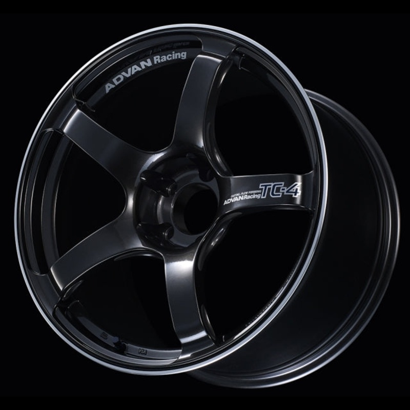 Advan TC-4 Wheel – 17×7.5 +35 | 4×98 | Black Gun Metallic & Ring