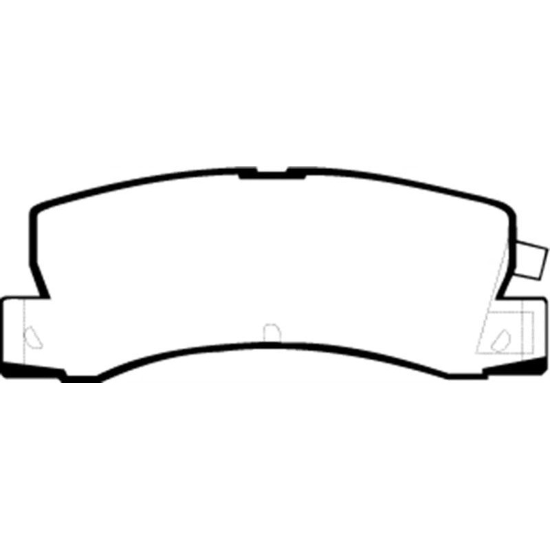 EBC 90-91 Lexus ES250 2.5 Yellowstuff Rear Brake Pads